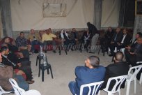  بالصور: وفد من الحركة الاسلامية وأعضاء الكنيست العرب في زيارة لخيمة الاعتصام بالرملة